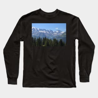 Switzerland - Snow mountains Long Sleeve T-Shirt